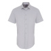 Premier Workwear Pánská bavlněná košile s krátkým rukávem PR246 Silver -ca. Pantone 428