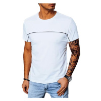 D Street Pánské tričko s krátkým rukávem Dhundup bílá Bílá