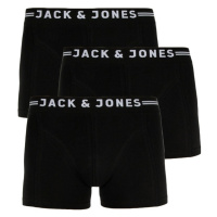 Jack and Jones 3PACK pánské boxerky černé XL