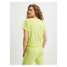 Světle zelené dámské tričko DKNY