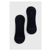 Ponožky Calvin Klein (2-pak) pánské, tmavomodrá barva