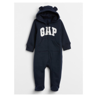 Modrý holčičí baby overal GAP Logo v-g flc ftd