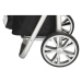 Beagles Černo-bílý nastavitelný vozík na kolečkách “Hercules“