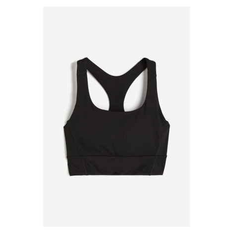 H & M - Sportovní podprsenka Medium Support z DryMove™ - černá H&M