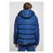 Pánská zimní bunda Urban Classics Hooded Puffer Jacket - modrá