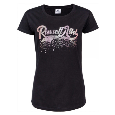Russell Athletic S/S CREWNECK TEE SHIRT Dámské tričko, černá, velikost