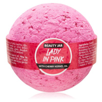 Beauty Jar Lady In Pink šumivá koule do koupele s olejem z třešňových jader 150 g