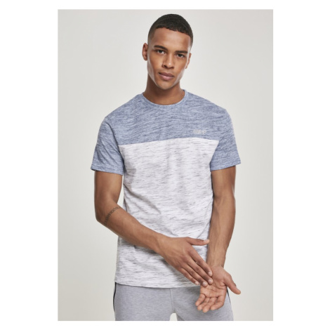 Color Block Tech Tee - marled white
