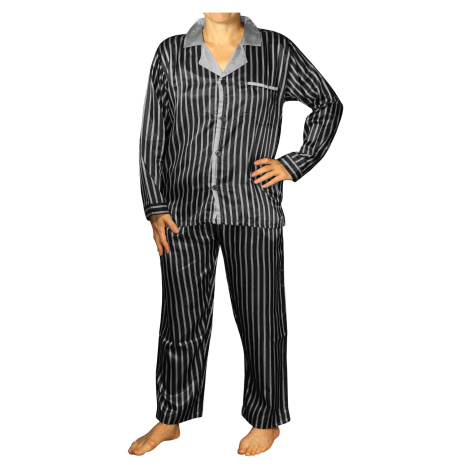 Guante Satin pánské pyžamo kostičky K150814 černá
