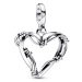 Pandora Romantický stříbrný přívěsek Srdce Me 792526C00