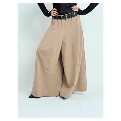 Béžové široké kalhoty CARTO