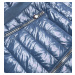Modrá dámská lesklá bunda (7210-305)