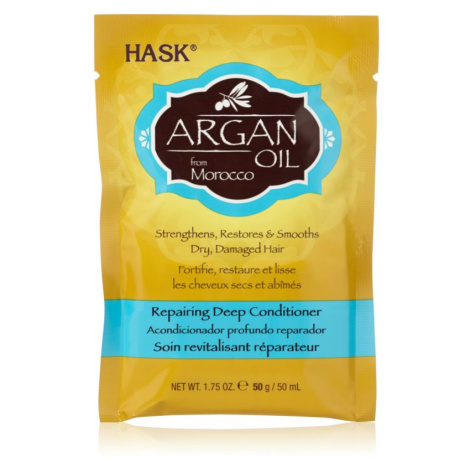 HASK Argan Oil hloubkově regenerační kondicionér pro suché a poškozené vlasy 50 ml