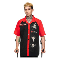 košile pánská KILLSTAR - She Devil Bowling - Black