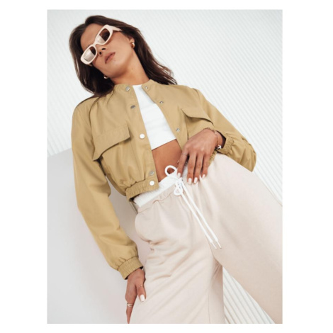 Dámská krátká khaki bunda DStreet