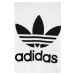 Dětské bavlněné tričko adidas Originals H25246 bílá barva, s potiskem