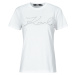 Karl Lagerfeld rhinestone logo t-shirt Bílá