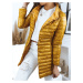Žlutý oboustranný dámský kabát KATIE Hořčicová