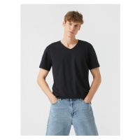 Koton V-Neck Basic T-Shirt