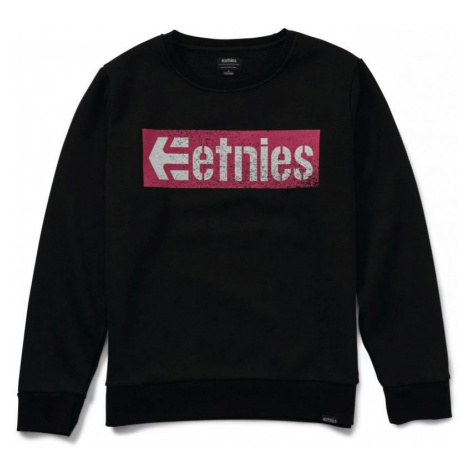 MIKINA ETNIES Metro Crew Fleece - černá