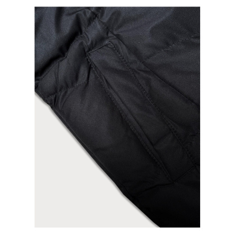 Černá krátká dámská prošívaná zimní bunda J Style (5M3153-392) J.STYLE