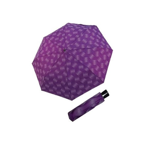 Doppler Fiber Mini Wave - dámský skládací deštník, fialová, puntík
