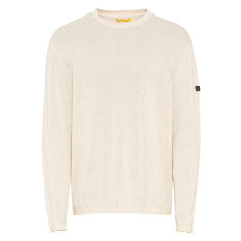 Svetr camel active crewneck bílá