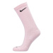 Nike EVERY DAY PLUS Pánské vysoké ponožky, růžová, velikost
