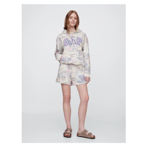 GAP HERITAGE Pullover Hoodie dámská mikina béžová