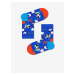 Sada modrých vzorovaných ponožek Happy Socks