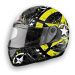 AIROH Aster-X Skull ASSK17 helma integral žlutá/černá