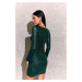 Dámské šaty SUK0422 zelené - Roco