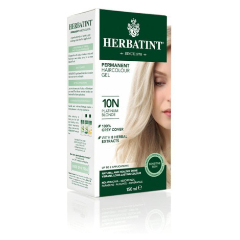 HERBATINT Permanentní barva na vlasy platinová blond 10N 150 ml