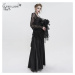 šaty dámské DEVIL FASHION - Black elegant gothic