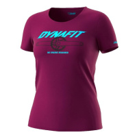 Dynafit triko Graphic CO W S/S TEE - No Engine, tm.červená