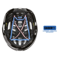 Casco MTBE 2 cyklistická helma Černá, Žlutá M = 54-58 cm