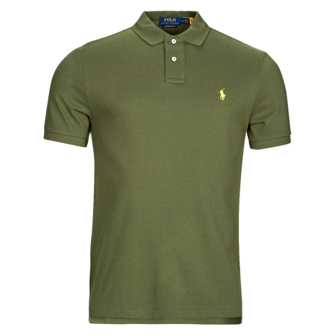 Polo Ralph Lauren POLO COUPE DROITE EN COTON BASIC MESH Khaki