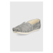 Espadrilky Toms Alpargata černá barva