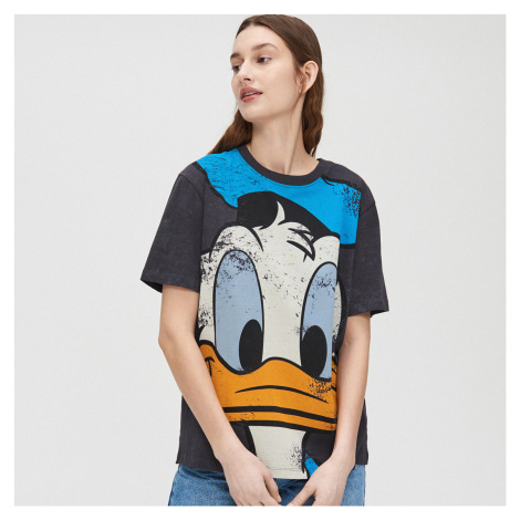 Cropp - Tričko Donald Duck - Šedá