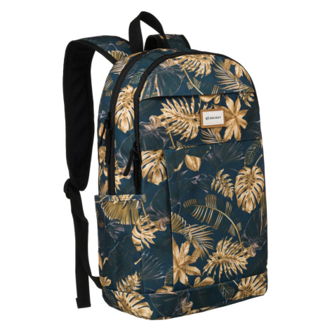 Klasický dámský polyesterový batoh s rostlinným vzorem Rovicky