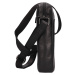 Pánská kožená taška přes rameno SendiDesign CT701 - černá