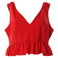 jiná značka NEW LOOK»GO SCUBA FRILL CROP« top< Barva: Červená, Mezinárodní