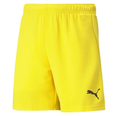 Puma TEAMRISE SHORTS Juniorské šortky, žlutá, velikost