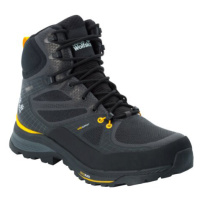 Jack Wolfskin Force Trekker Texapore Mid, black/burly yellow Pánské boty