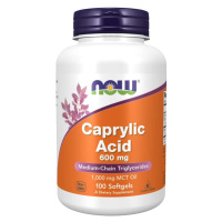 Now Foods Caprylic Acid kyselina kaprylová 600 mg 100 kapslí