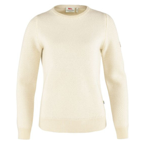 Övik Structure Sweater W, Barva CHALK WHITE