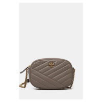 Kožená kabelka Tory Burch Kira Chevron béžová barva, 152353