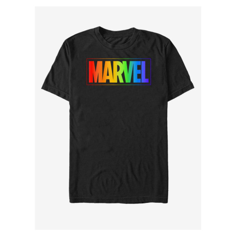 Černé pánské tričko Marvel Rainbow Marvel ZOOT.FAN