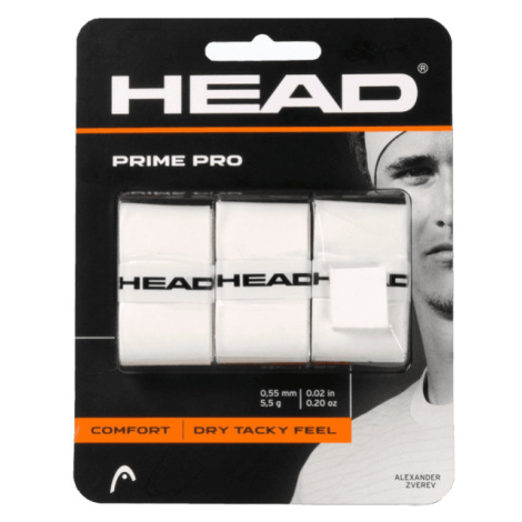HEAD-Prime Pro 3pcs Pack Bílá