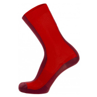 SANTINI Cyklistické ponožky klasické - PURO - červená
